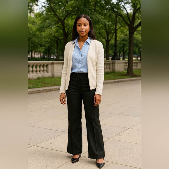 Harold's Pants - Harold's 100% Silk Black Dress Pants Women's Size 0 Career Office Trousers